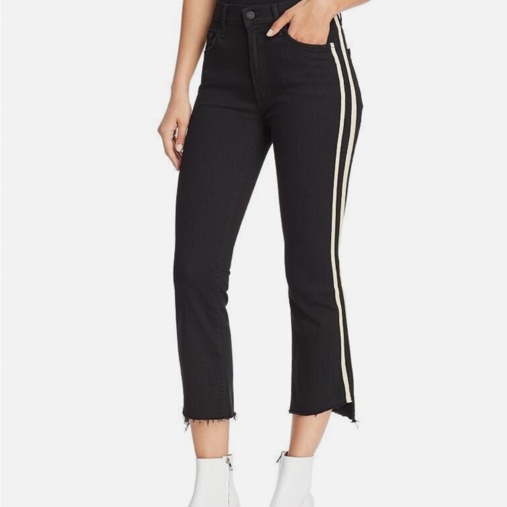 Mother the Insider Crop Step Fray Jeans, Guilty Racer - Size 24